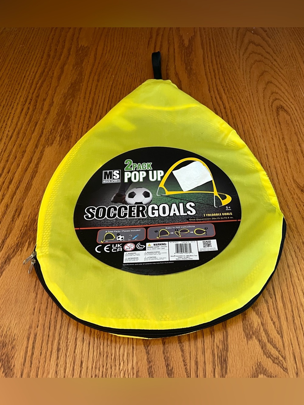 Pop Up Kids Soccer 8 Piece Travel Set